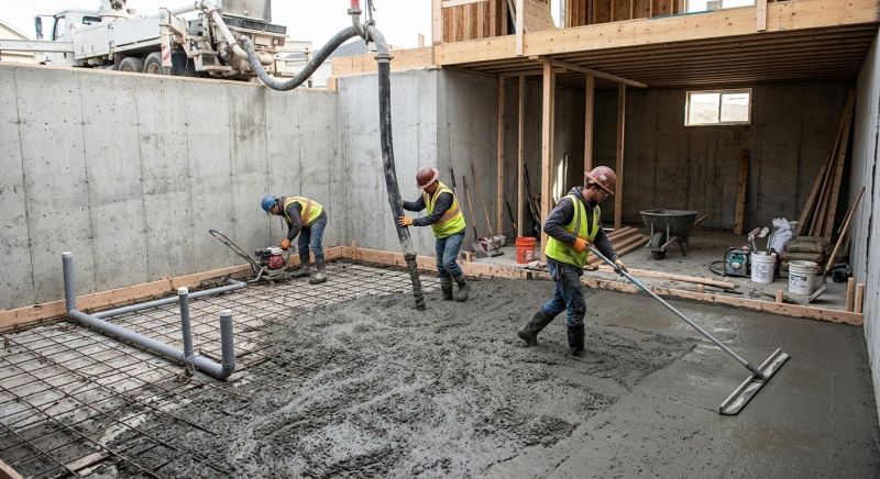 Basement Concrete Installation in Bokeelia, FL