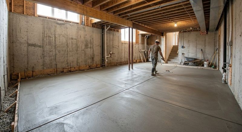 Basement Concrete Installation in Bokeelia, FL