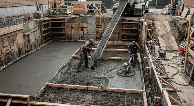 Basement Concrete Installation in Lehigh Acres, FL