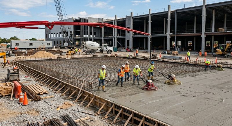 Commercial Slab Construction in Bonita Springs, FL