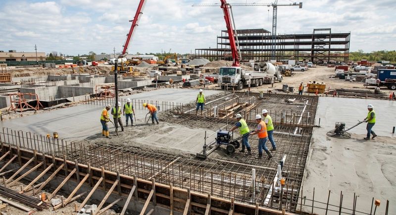 Commercial Slab Installation in Estero, FL