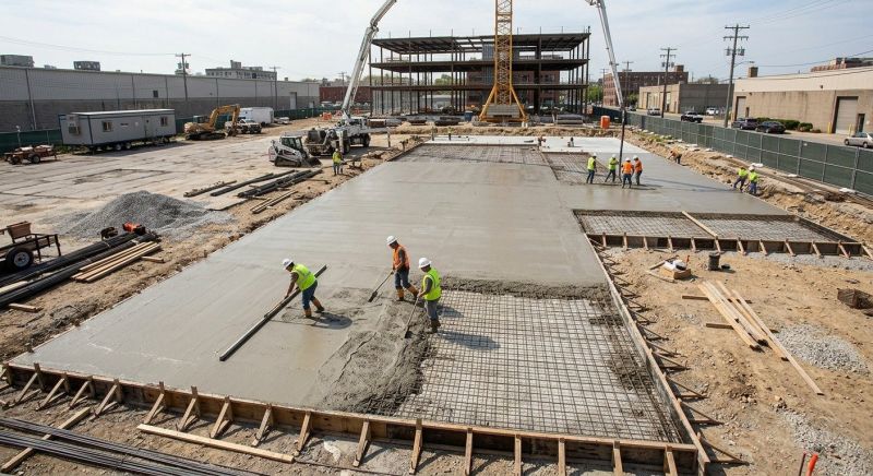 Commercial Slab Installation in Lee County, FL