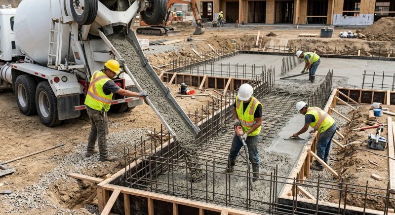 Foundation Wall Pouring in Lehigh Acres, FL